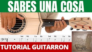 Sabes una Cosa (Guitarrón) Mariachi Vargas de Tecalitlán TUTORIAL