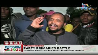 Bomet: Aspirants cry foul claiming the existence of marked ballot papers || UDA party primaries