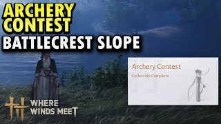 Archery Contest Battlecrest Slope Where Winds Meet