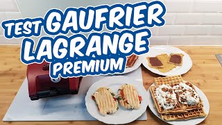 Gaufrier Lagrange Premium - Avis et test