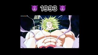 Broly 2018 vs 1993 Dragon ball Super Vs Dragon Ball Z