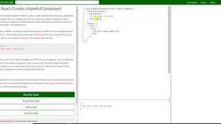 REACT Create a Stateful Component (12)