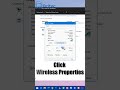 find forgotten wifi password in windows