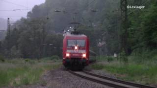 DB 101 085-9 mit EuroCity von Saarbrücken nach Graz