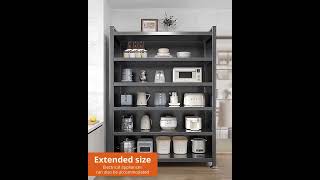 Joybos® 6 Tier Upgrade Large Metal Kitchen Pantry Storage Cabinet F118