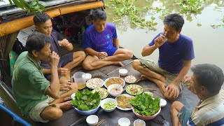 Cà Na Mùa Nước Nổi kẹp Mắm Sống, Lai Rai trên Sông Nước Miền Tây | Nét Quê #535