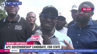 Edo APC Governorship Candidate, Monday Okpebholo Flags Off  Construction Of Uromi Road
