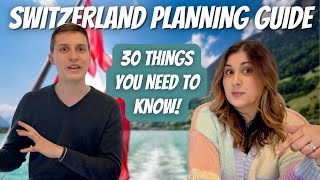 ULTIMATE SWISS PLANNING GUIDE | Everything you need to know before visiting Switzerland!