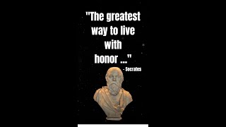 Socrates quote: The greatest way to live...#quoteoftheday #socrates
