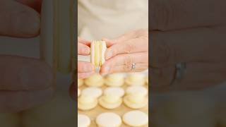 French vanilla macaron in the making . #macaron @rulls-kitchen