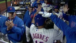 SF@NYM: Centeno pulls Mets within one run in ninth