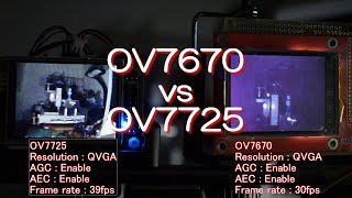 OV7670 vs OV7725