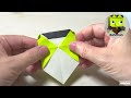 【ハロウィン折り紙】ひょっこりフランケンの怪人の折り紙【halloween origami 】to pop up frankenstein s phantom tutorial