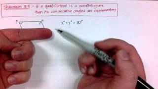 Geometry 8-2 and 8-3: Parallelograms