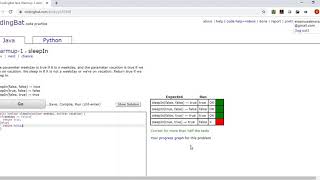 Episode Two -- Codingbat.com -- Java -- Warmup1 -- Sleepin