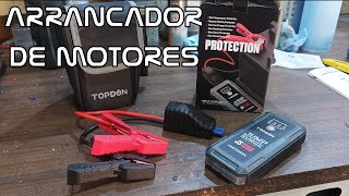 Review Arrancador de Motores TOPDON JS1200 batería de emergencia y linterna