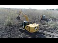 clearing and grubbing 93 acres. part 1