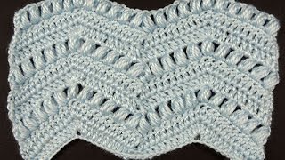 Crochet : Punto Zig Zag # 5