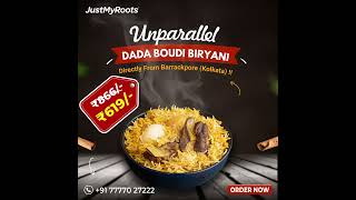 Order Dada Boudi Biryani | Link in Description | Intercity Food Ordering | Pan India Delivery