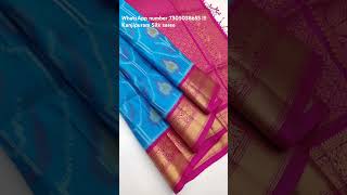 Kanjipuram Silk saree Premium handloom silk 7305038655 #kanjivaram #handloom #premium #silk #saree