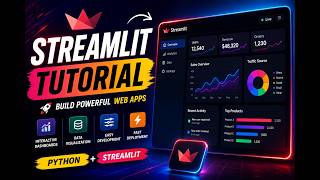 Complete Streamlit Tutorial for Beginners to Advanced 🚀 Build Stunning Python Web Apps
