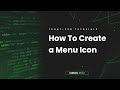 How To Create a Menu Icon Using HTML, CSS & JS
