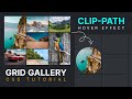 Awesome Grid Gallery with the CSS Clip Path Property Hover Effect