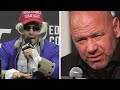 Dana White REACTS to Colby Covington Leon Edwards Dad Trashtalk