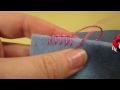 diy Петельный шов buttonhole blanket stitch tutorial Мастер класс 🐞 afinka