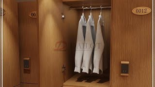 Hotel Spa Wood Lockers