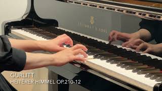 Gurlitt - Der erste Vortrag Op.210-12 Heiterer Himmel　／　グルリット：「こども音楽会」Op.210　12. 晴れた空