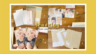 【 tradelog 】 Unboxing my trade items for Japan comeback🌼 | Teumelog 트메로그