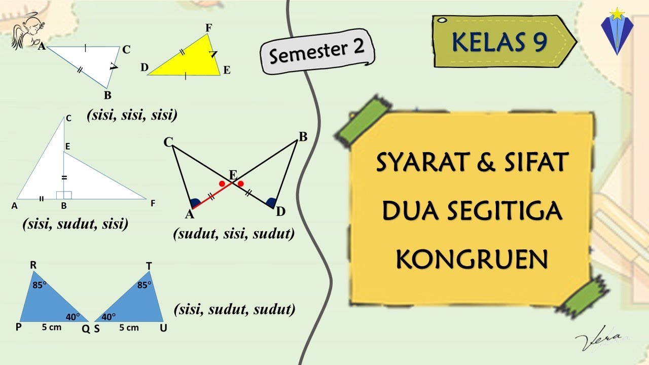 2 SYARAT DAN SIFAT DUA SEGITIGA KONGRUEN - KESEBANGUNAN DAN KONGRUENSI ...