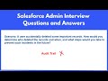 Salesforce Admin Interview Questions and Answers | Scenario based questions for Salesforce Admin