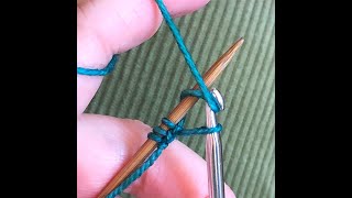 How to knit: gehäkelter Anschlag für Strickmaschen