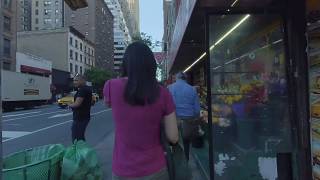 3D VR 180, New York City,  Manhattan, Lexington Ave, 39th to 40th, right side walking tour