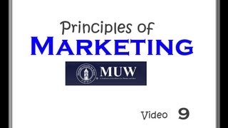 BU 361 Marketing, Chapters 16-18, Part 2