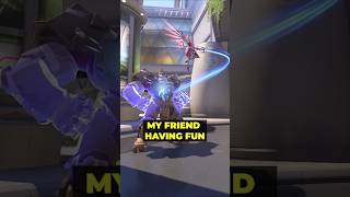 Me and my friend having fun be like | Cherry Blossom Ice Tea #overwatch2 #ow2 #mercy #meme #funny