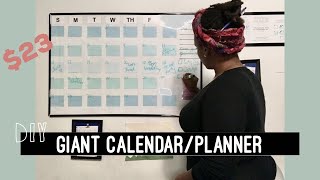 Giant wall calendar planner | DIY Therapy