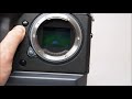 Fujifilm GFX 100 Continuous Shooting Shutter Sound without and with lens