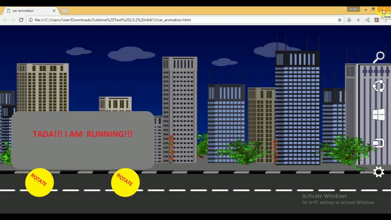 1 Car Animation Pure Css Youtube