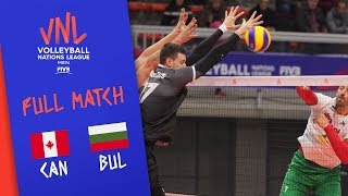 CANADA vs. BULGARIA -  Highlights Men | Week 1 | Volleyball Nations League 2019