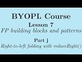 [BYOPL:L7j] Functional programming; Folding-from-the-right pattern - The reduceRight() function