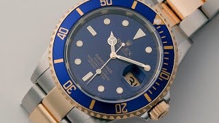 Rolex Submariner Date Two Tone (16613) Rolex Certified Pre-Owned Watch Review