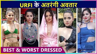 Urfi Javed's Most Unique \u0026 Controversial Outfits | Best \u0026 Worst Dressed