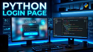 Create a Login Page by using Python & VS Code | Python | Python Tutorial.