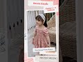 Dress Anak Motif Flower Umur 2 - 4 Tahun || Shopee : Mister Meow