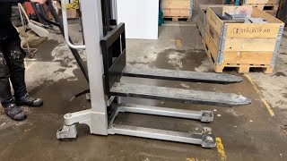 Köp Handtruck/ staplare Silverstone ES1025 1000kg manuell på Klaravik