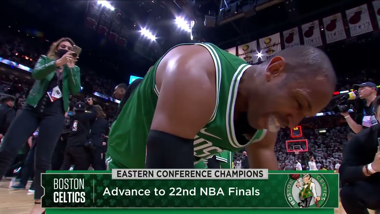 Boston Celtics Celebrate Game 7 Victory - YouTube