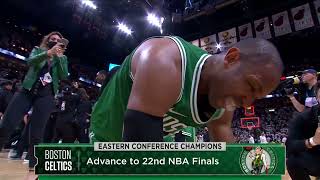 Boston Celtics Celebrate Game 7 Victory